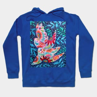 The Joy of Singing Duo Watercolor Painting Hoodie